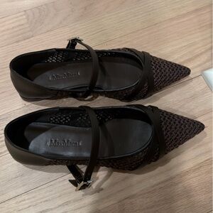 MaxMara Women's  Dark Brown Flats
